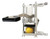 Omcan USA 41856 3 and 8" Interchangeable Blade Square Cut Vertical Potato Fry Cutter