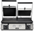 Omcan USA 11378 10" x 19" Grooved Top and Bottom Dual Elite Series Sandwich Grill - 220 Volts