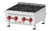Omcan USA 43734 Stainless Steel Natural Gas Countertop 4 Burners Hotplate - 88,000 BTU