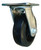 Omcan USA 13115 6" x 2" Polypropylene Rotating Wheel Caster