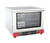 Omcan USA 43217 0.74 Cu. Ft. Stainless Steel Quarter Size Countertop Electric Convection Oven - 120 Volts 1-Ph