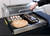 Omcan USA 43074 27.04"W x 34.07"D x 16.04"H Stainless Steel Seafood and Meat Refrigerated Display Case - 110 Volts 1-Ph