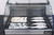 Omcan USA 43074 27.04"W x 34.07"D x 16.04"H Stainless Steel Seafood and Meat Refrigerated Display Case - 110 Volts 1-Ph