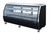 Omcan USA 50078 82" W Black Coated Steel 6 Shelves Refrigerated Deli Display Case - 115 Volts 1-Ph