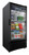 Omcan USA 41216 8.9 Cu. Ft. Black Reach In Elite Series Refrigerated Display - 115 Volts 1-Ph