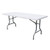 Omcan USA 41596 72" W x 30" D Plastic Folding Table