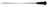 Omcan USA 21259 12" Stainless Steel Roast Beef Needle with Plastic Handle