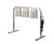 Omcan USA 41787 Stainless Steel 3 Infrared Bulbs Freestanding Heat Lamp - 110 Volts 1-Ph