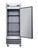 Omcan USA 50024 29" W Stainless Steel Exterior Reach-In 1 Section Refrigerator - 110 Volts