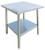 Omcan USA 19142 30" W x 30" D Stainless Steel 20 Gauge Work Table with Undershelf