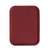 Omcan USA 80099 12" x 16" Burgundy Polypropylene Rectangular Fast Food Tray