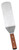Omcan USA 80008 9.5" x 3" Stainless Steel Blade with Wood Handle Flexible Turner