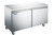 Omcan USA 59056 47.3" W Stainless Steel 2 Doors Reach-In Under Counter Refrigerator -110 Volts 0.25 HP