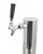 Omcan USA 50066 0.5 Keg Capacity Black Stainless Steel 1 Dispenser Draft Beer Cooler - 115 Volts 0.17 HP
