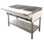 Omcan USA 46574 3 Full Size Pan Stainless Steel Electric Open Well Steam Table - 208-240 Volts