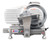 Omcan USA 41710 9" Belt-Driven Meat Slicer with Blade Locker