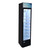 Omcan USA 47240 16.5" W Black Exterior 1 Section Refrigerated Slim Display - 110 Volts