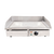Omcan USA 34869 21.75" x 13.75" Stainless Steel Countertop Electric Griddle - 220 Volts 1-Ph