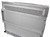 Omcan USA 39582 23.3"W Stainless Steel Double Electric Countertop Salamander and Broiler - 240 Volts 1-Ph