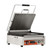 Omcan USA 42911 Stainless Steel Body Single Panini Grill - 120 Volts 1-Ph