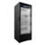 Omcan USA 41217 11.5 Cu. Ft. Black Reach In Elite Series Refrigerated Display - 115 Volts 1-Ph