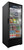 Omcan USA 41217 11.5 Cu. Ft. Black Reach In Elite Series Refrigerated Display - 115 Volts 1-Ph