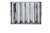 Omcan USA 34839 25"W x 2"D x 20"H Stainless Steel Range Hood Filter