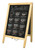 Omcan USA 31398 Natural Color Frame Menu Chalk Board