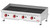 Omcan USA 43729 48" W Stainless Steel Countertop Gas Charbroiler - 160,000 BTU