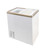 Omcan USA 45291 29" W White Aluminum Flat Glass Ice Cream Freezer
