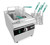 Omcan USA 47503 2.4 Gal. Stainless Steel Single Tank Electric Countertop Pasta Cooker - 240 Volts 1-Ph