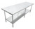Omcan USA 19141 96" W x 24" D Stainless Steel 20 Gauge Work Table with Undershelf