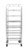 Omcan USA 13498 6 Lugs Aluminum Full Size Mobile Lug Rack