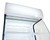 Omcan USA 41465 37.2" W x 34.5"D x 59.84"H White Floor Model Display Case - 110 Volts 1-Ph