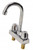Omcan USA 39787 3.5" Gooseneck Spout 4" Center Deck Mount Faucet