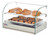 Omcan USA 41870 22"W x 15"D x 15"H Stainless Steel and Glass Countertop Food Warmer and Display Case - 110 Volts 1-Ph