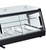 Omcan USA 44394 58.4" W Black Finish Countertop Sushi Display Case - 110 Volts