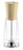 Omcan USA 43698 6" Tall Light Italian Beech Wood Acrylic Resin Base TRE SPADE Tosca Series Salt Mill