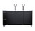 Omcan USA 50065 Three 0.5 Kegs Capacity Black Stainless Steel 2 Dispensers Draft Beer Cooler - 115 Volts 0.25 HP