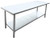 Omcan USA 19140 72" W x 24" D Stainless Steel 20 Gauge Work Table with Undershelf