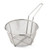 Omcan USA 80384 9.5" Dia. x 5.75" H Nickel Plated Steel Round Coarse Mesh Fry Basket