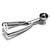Omcan USA 34859 0.5 Oz. Metal Handle Stainless Steel Ice Cream Scoop Disher