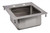 Omcan USA 39778 9" Wide x 9" Front to Back x 5" Deep Stainless Steel One Compartment Drop-In Sink