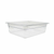 Omcan USA 80055 3.94" H Clear Polycarbonate 0.5 Size Food Pan