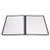 Winco PMCD-9K 9-3/8" x 12-1/8" Black Menu Cover