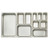 Winco SPJL-606 Steam Table Pan 1/6 Size