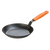 Lodge CRS10HH61 10.31" Heavy Gauge Carbon Steel Skillet with Orange Silicone Handle Holder