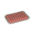 Lodge ACM10R41 4.8" W x 3" D Red Silicone Core with Stainless Steel Chainmail Heavy-Duty Scrubbing Pad (6 Each per Case)