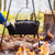 Lodge L10DCO3 5 Qt. Black Cast Iron Round Camp Dutch Oven with Cover