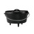 Lodge L10DCO3 5 Qt. Black Cast Iron Round Camp Dutch Oven with Cover